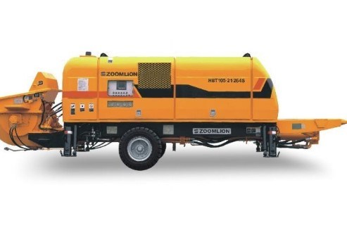 Zoomlion Small Asphalt Concrete Mixing Trailer Mounted Pump for Sale