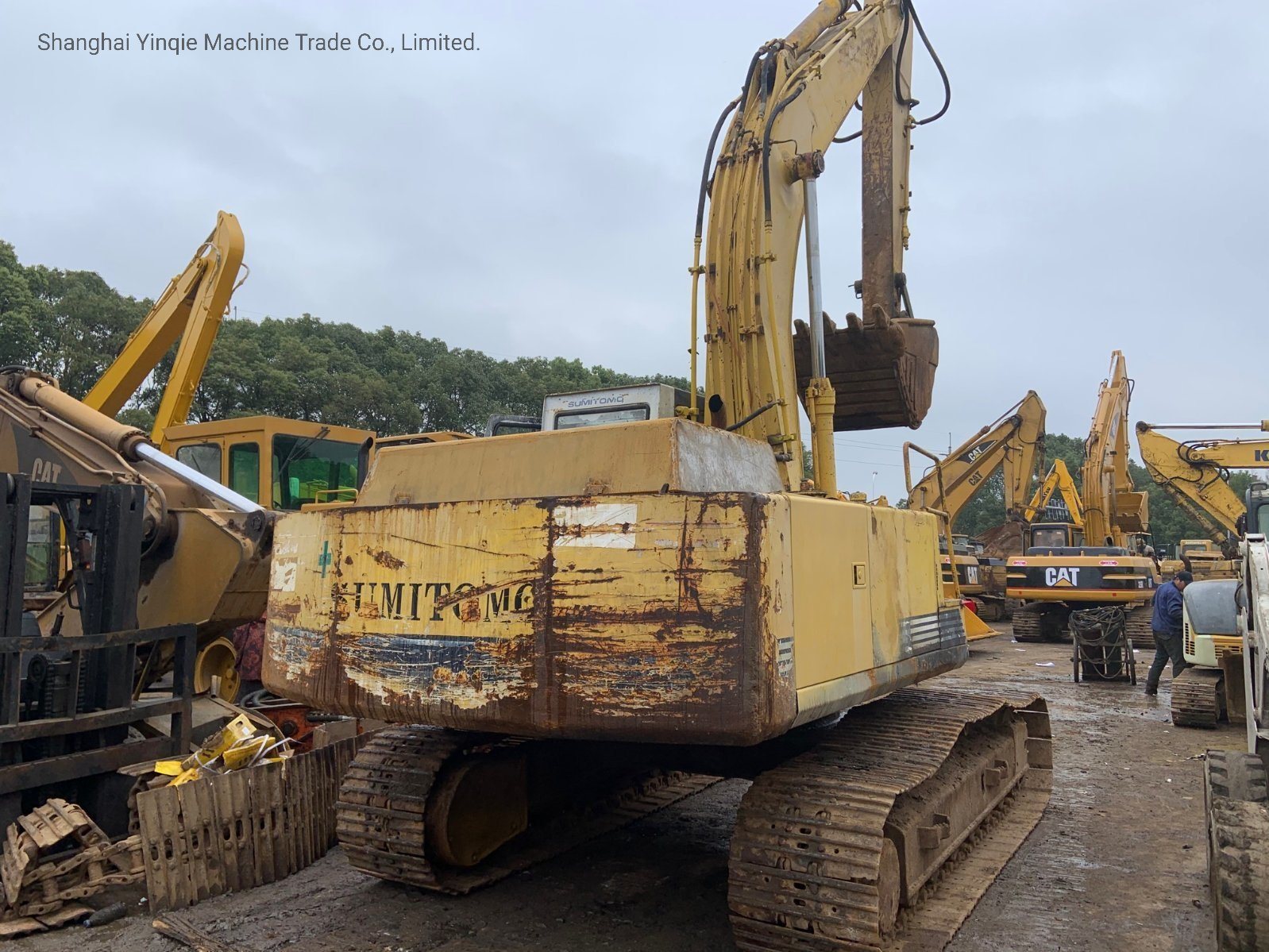 
                0,8m3 Eimer Sumitomo Sh280f2 Japan verwendet Bagger
            