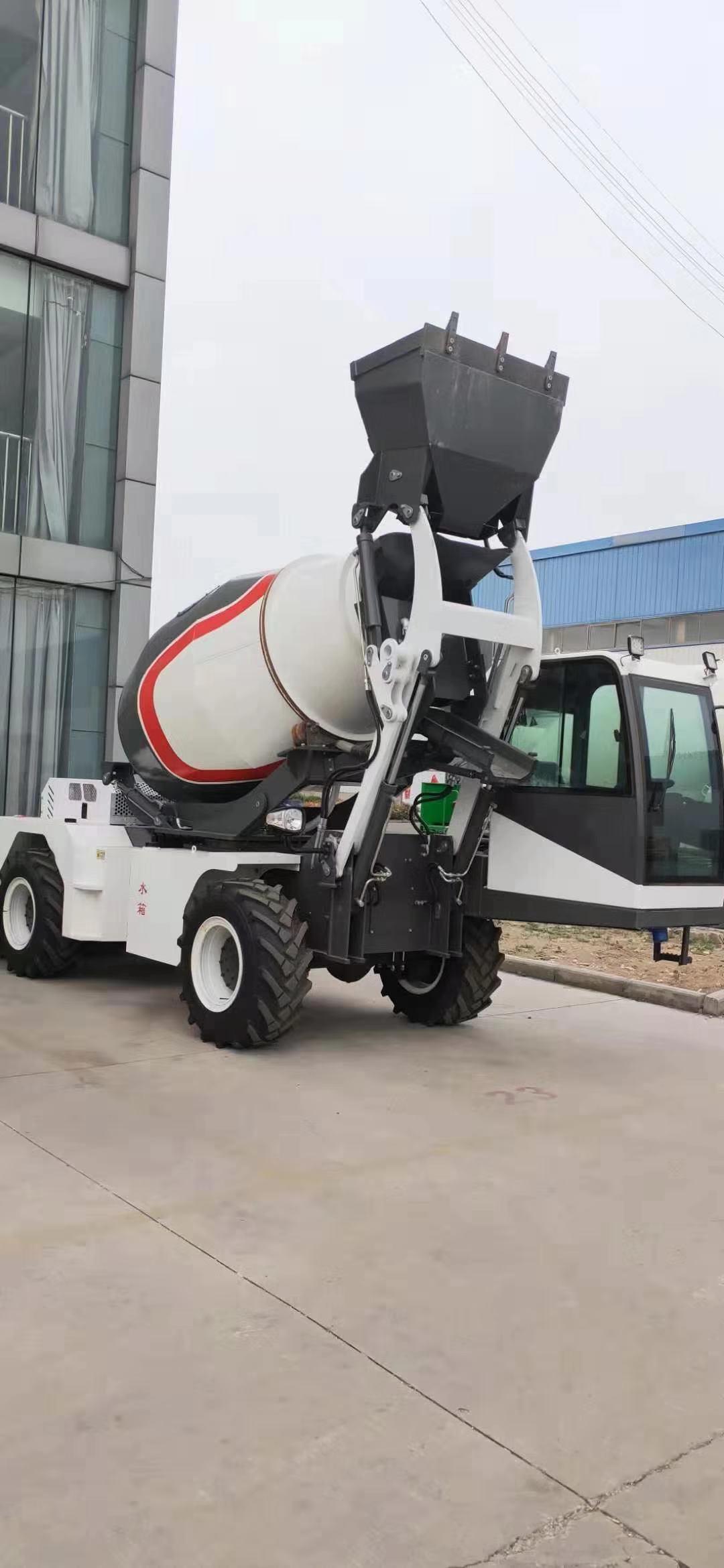 Brand New Self Load Hydraulic Hopper Concrete Mixer Truck with Cube Meter Capacity Output with High Quality for Hot Sale