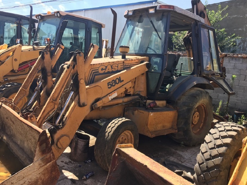 Case580L, Used Backhoe Loader