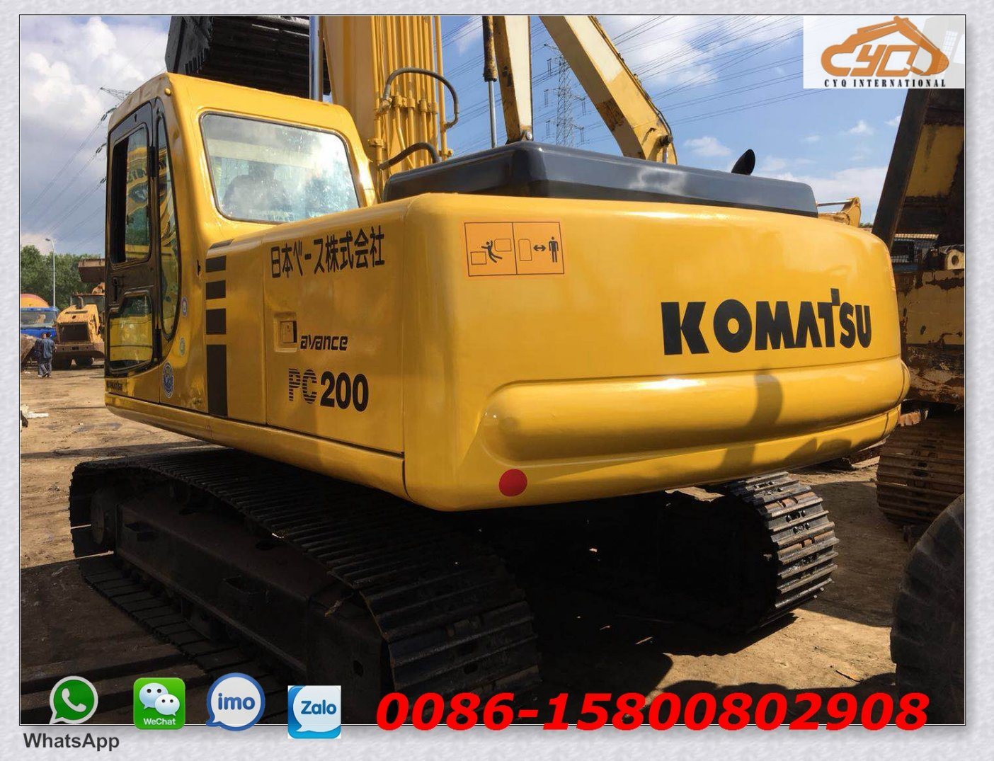 China Supplier of Used Excavator Komatsu PC200-6 Excavators for Sale