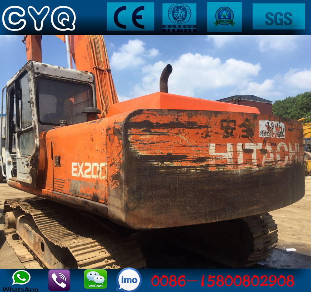 China 
                máquinas de construção utilizados Escavadoras Hitachi Hitachi Ex200-1
             fornecedor