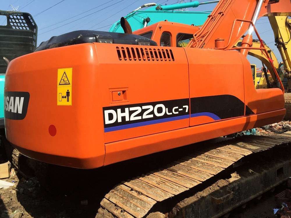 Doosan Dh220-7 Used Excavator, Used Crawler Excavator