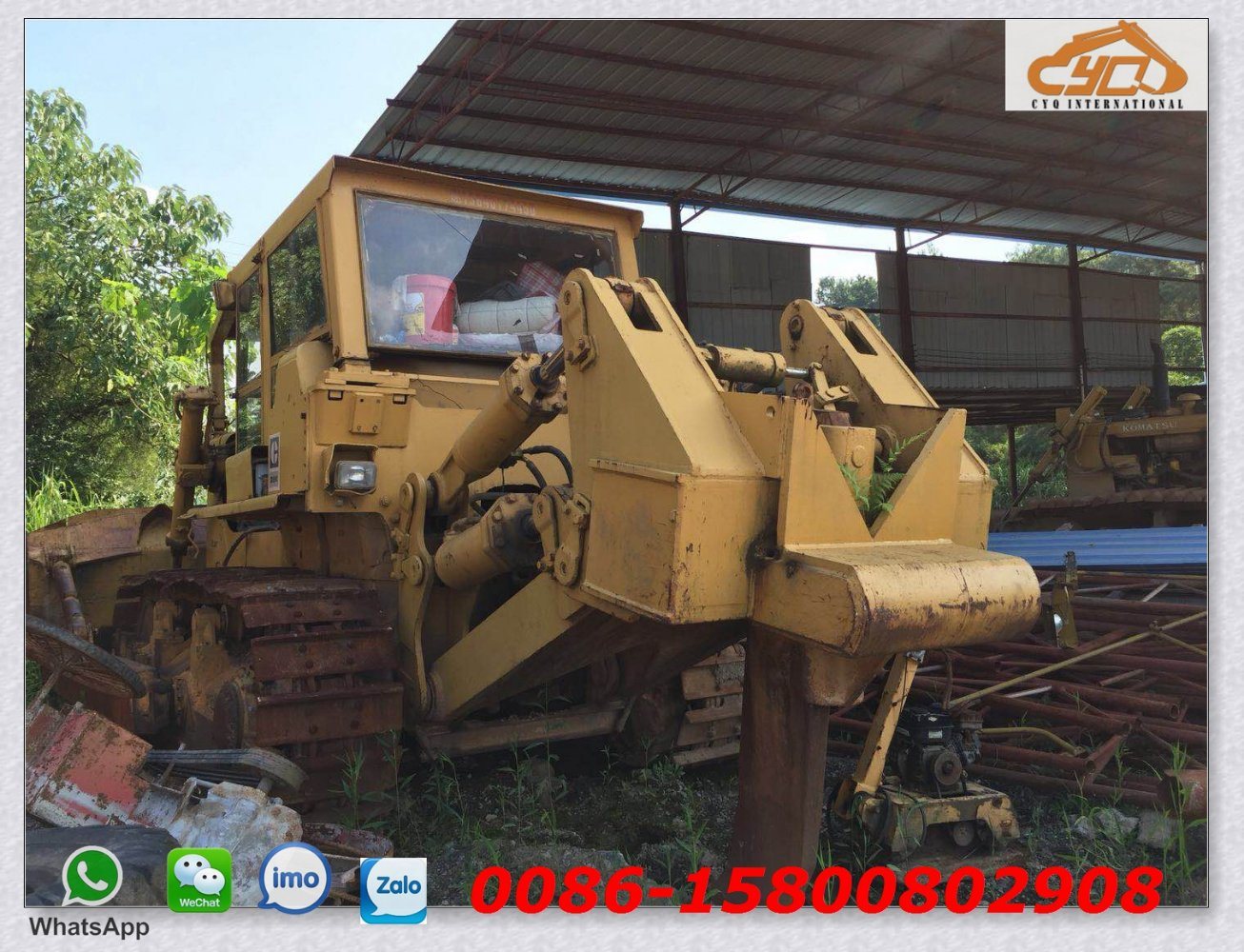 Chine 
                Bonne utilisé au Japon Bulldozer CAT D8k Japon bulldozers d′origine
             fournisseur