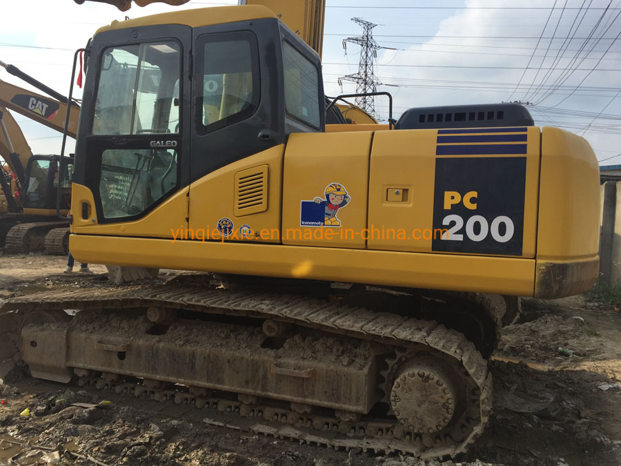 
                Hoogwaardige graafmachines gebruikten Komatsu PC200-7, gebruikte Komatsu PC200-7 hydraulische graafmachine te koop
            