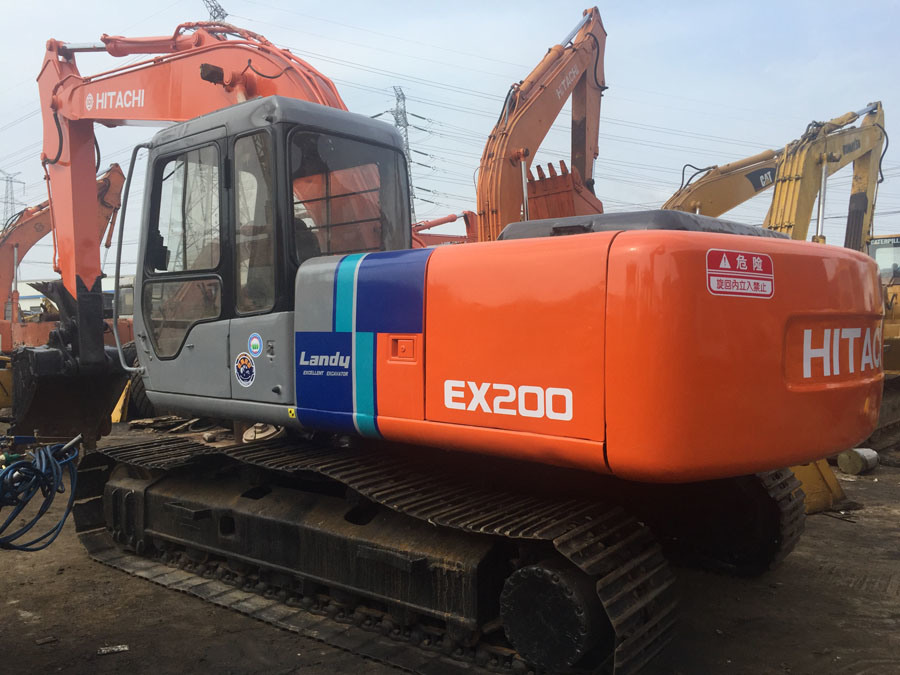 Japan Made Used Hitachi Hydraulic Excavators Hitachi Ex200-2