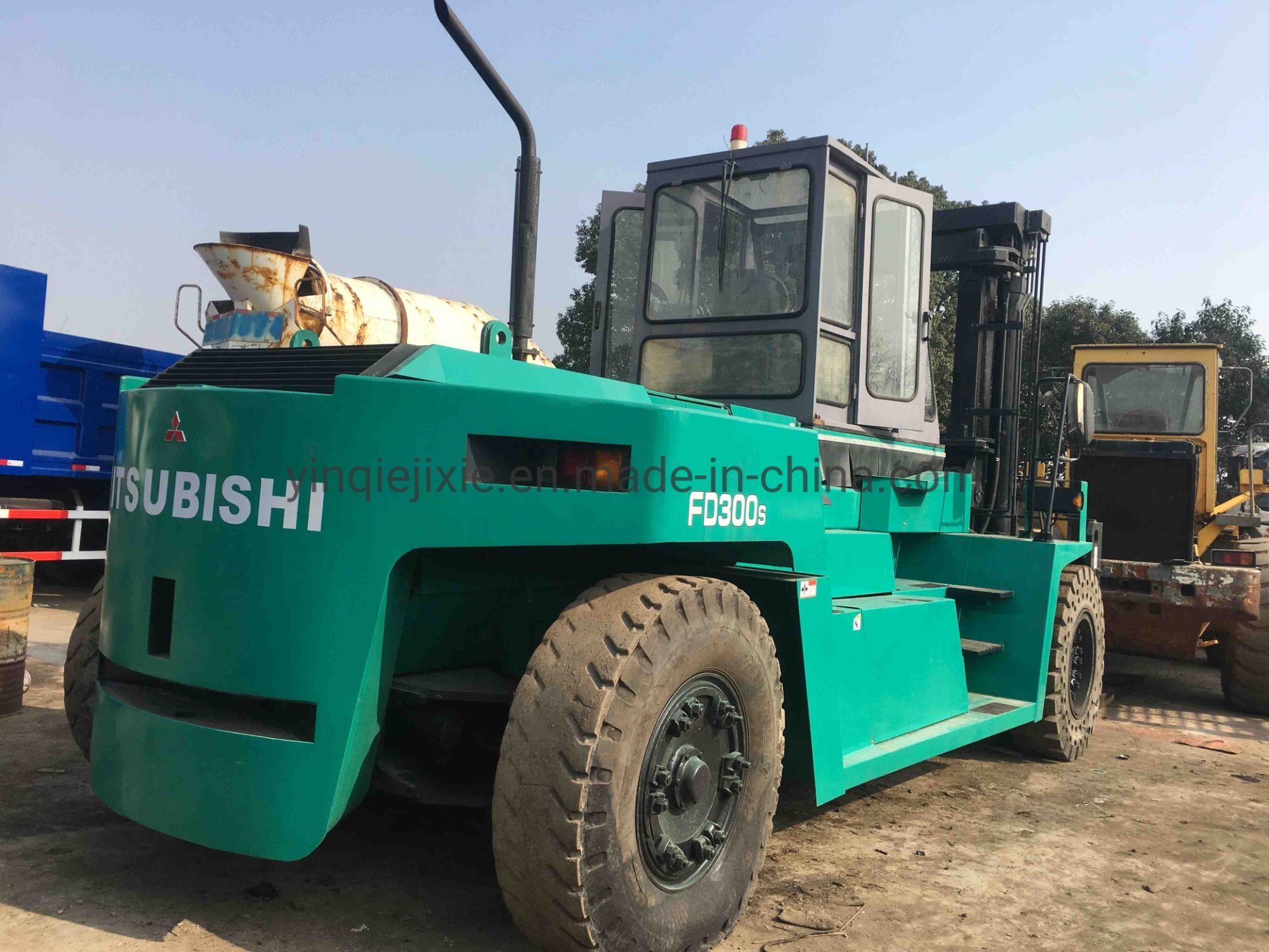 Japan Original Forklift Mitsubishi 30t Forklift, Used Mitsubishi Fd300