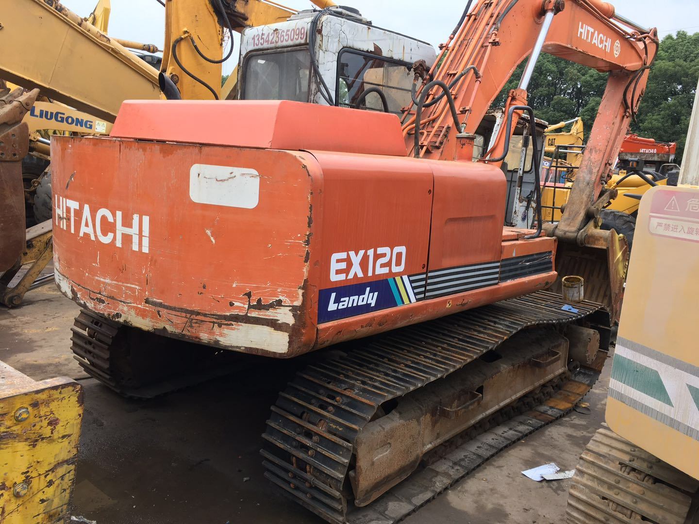 Japan Original Used Excavator Hitachi Ex120-1 Hydraulic Excavator Hitachi Ex120 Excavator Hitachi Excavator