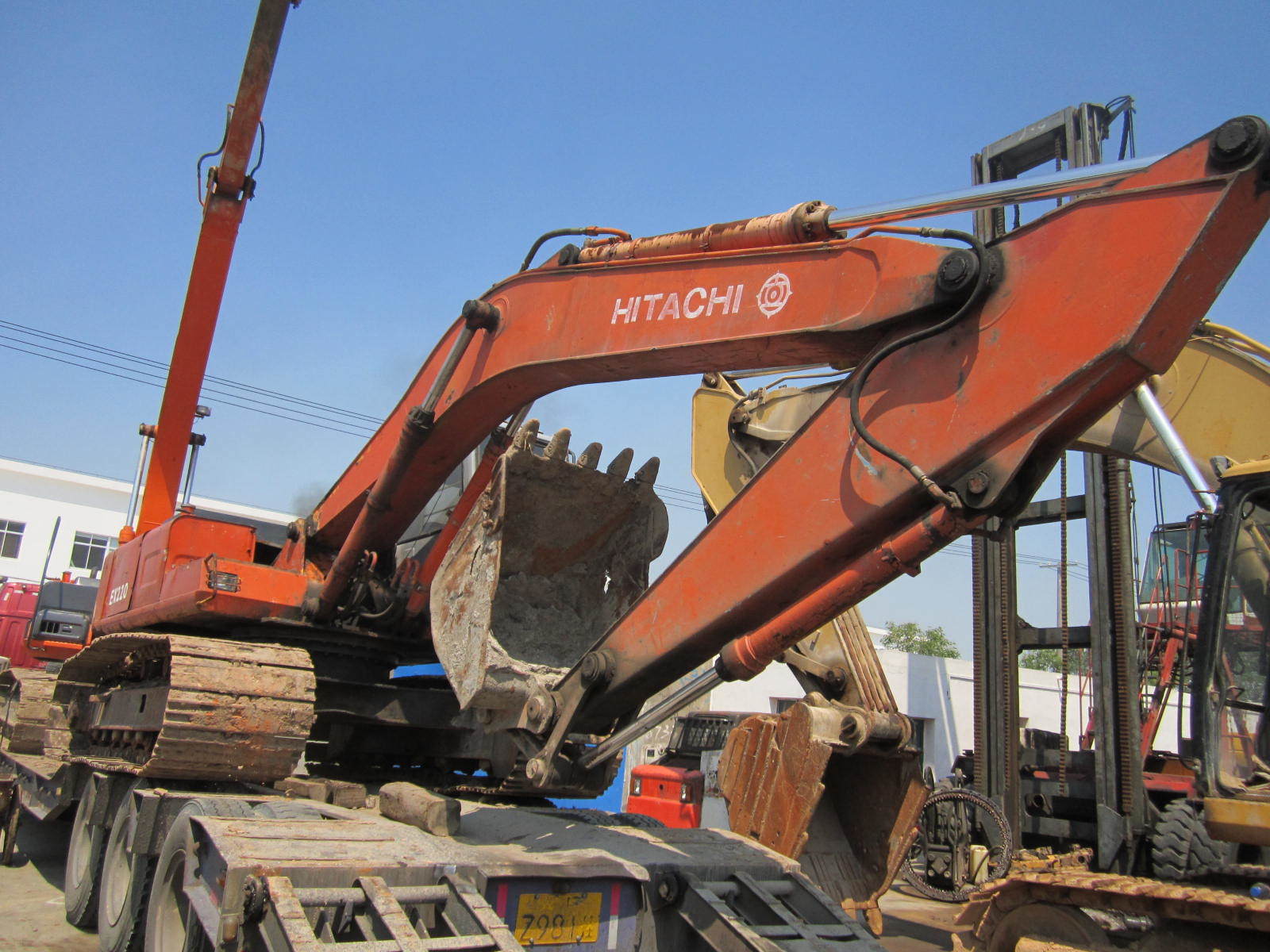 
                Japón utiliza originales Hitachi EX200 usadas de excavadora excavadora hidráulica para la venta
            