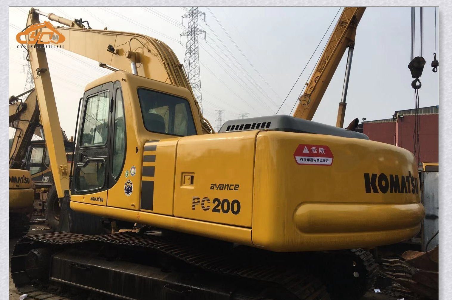 Japan Original Used Komatsu PC200-6 Excavator with 18m Long Boom Used Komatsu Excavator PC200-6/Komatsu PC220-6