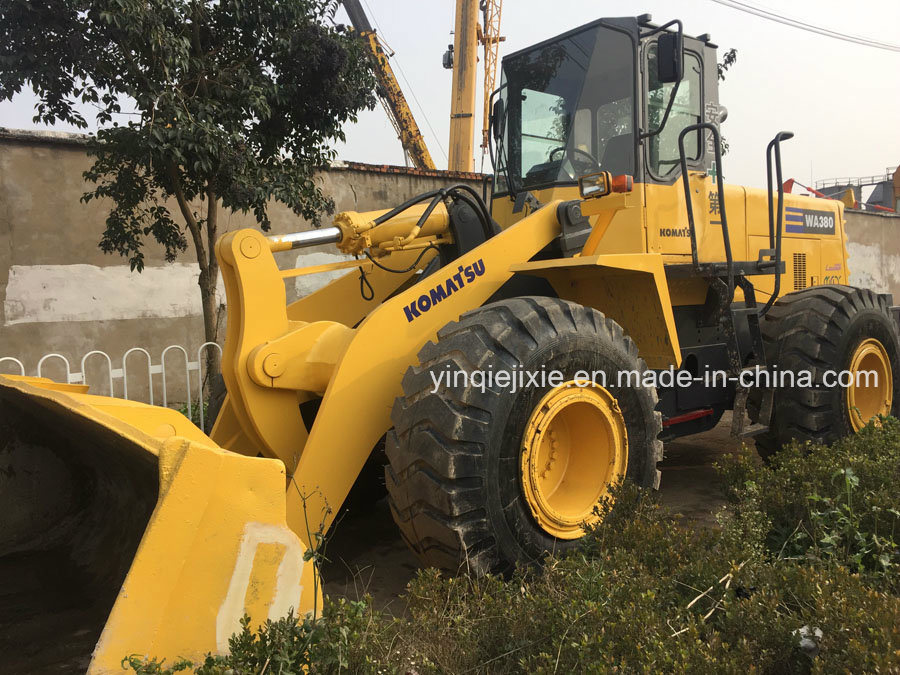 China 
                Japan originele gebruikte wiellader Komatsu WA380 lader te koop
             leverancier