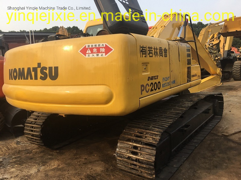 
                Escavatore Komatsu usato PC200-6 con braccio lungo da spiaggia
            