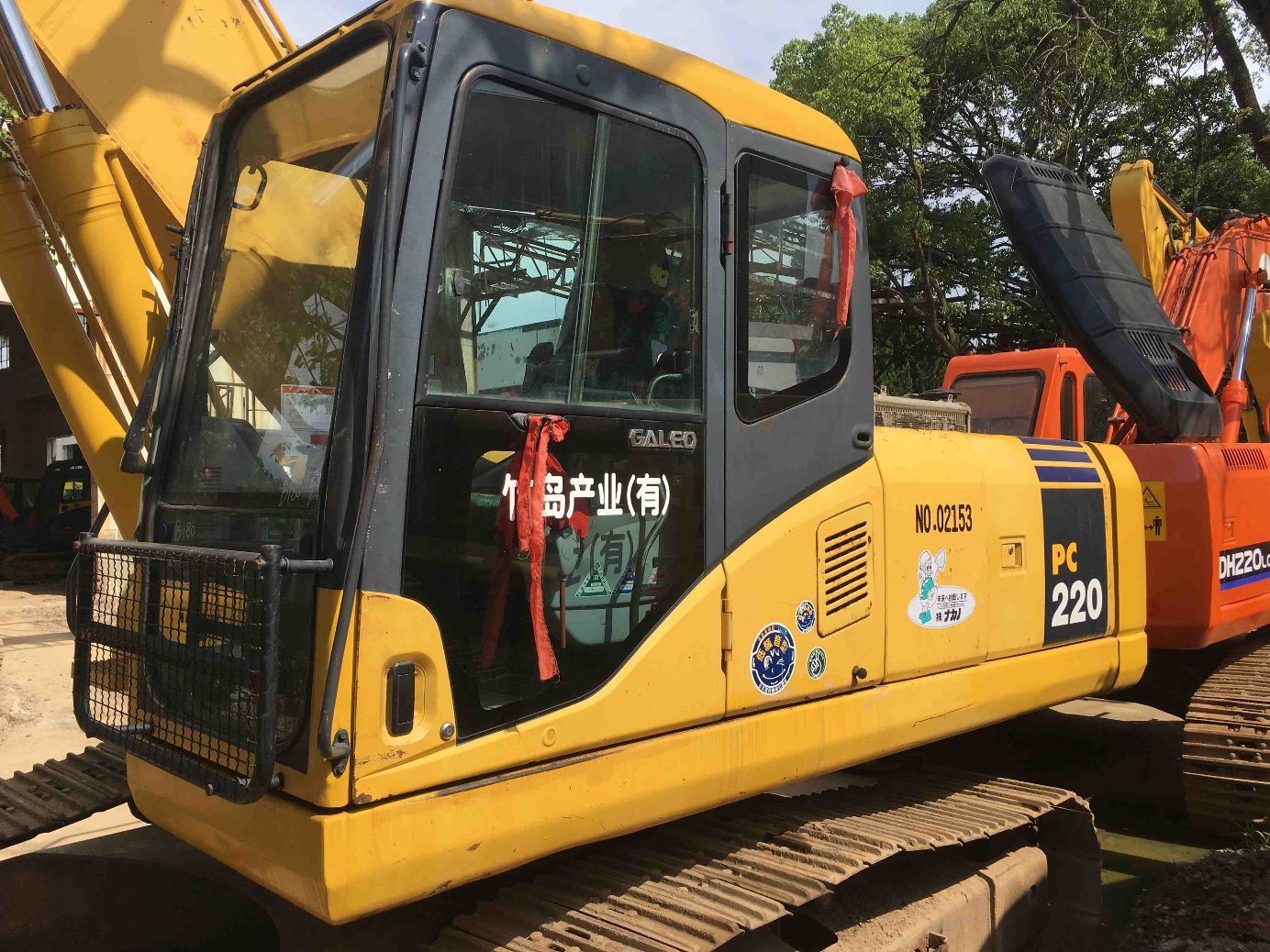 
                Оригинальные Японии Komatsu PC220-7 экскаватора
            