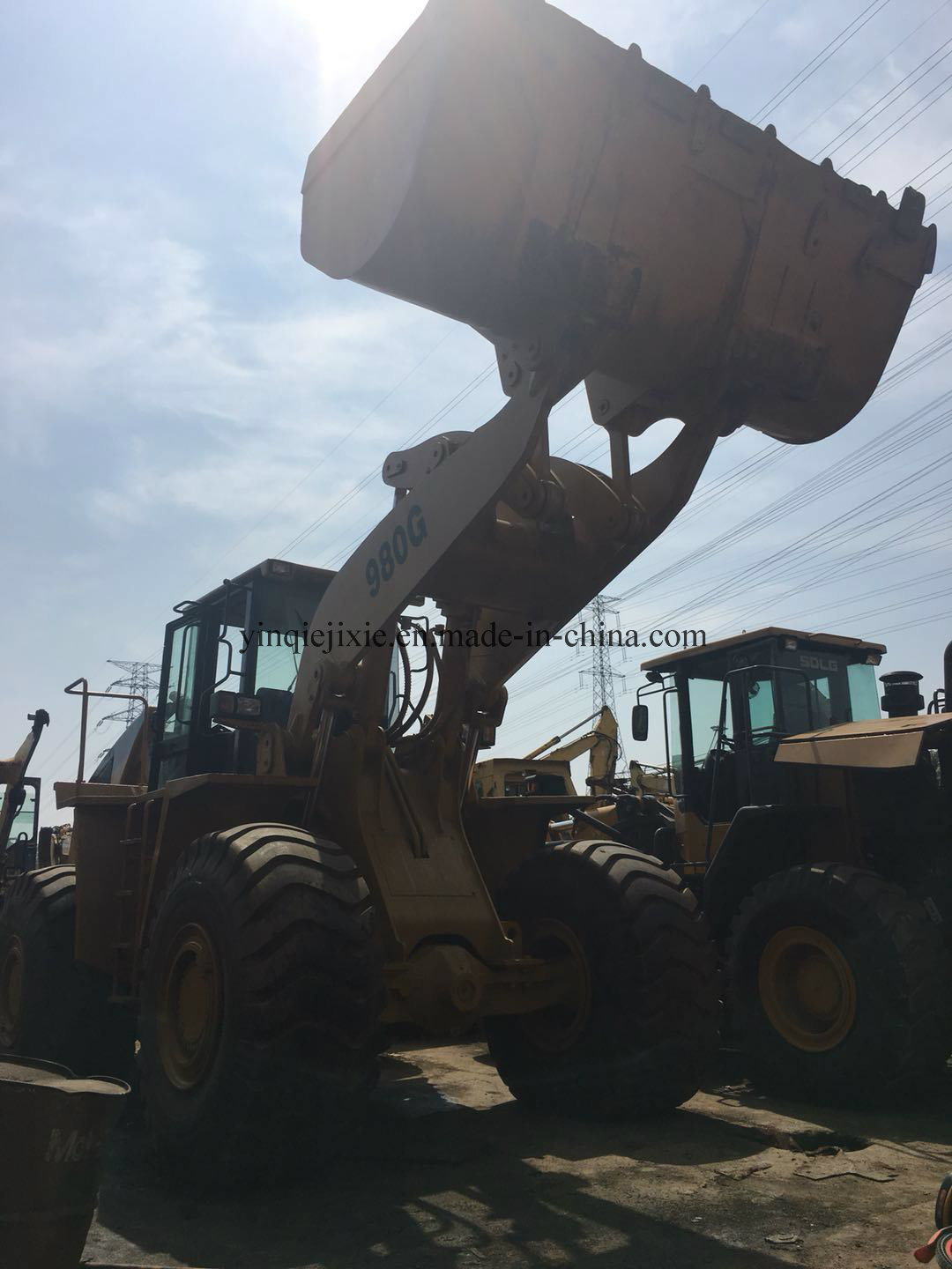 Original Large Used Cat Front End Loader Caterpillar 980g Wheel Loader