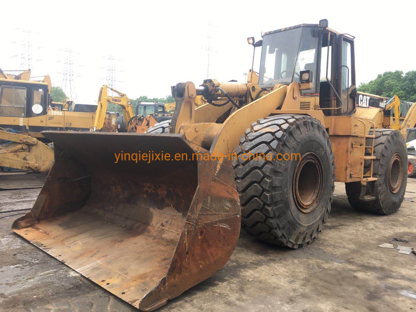 
                Pá carregadora de rodas usada original Caterpillar 966f pá carregadora de rodas usada Cat Pá carregadora de rodas 966f para venda
            