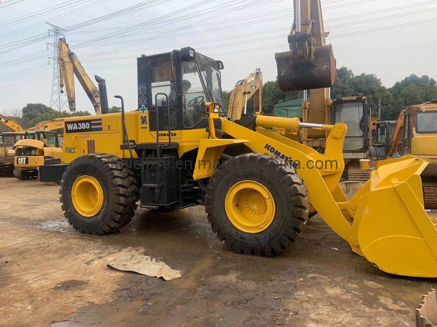 China 
                Originele wiellader Komatsu WA380-3 Komatsu Wa350 lader Komatsu Payloader WA380-schranklader
             leverancier