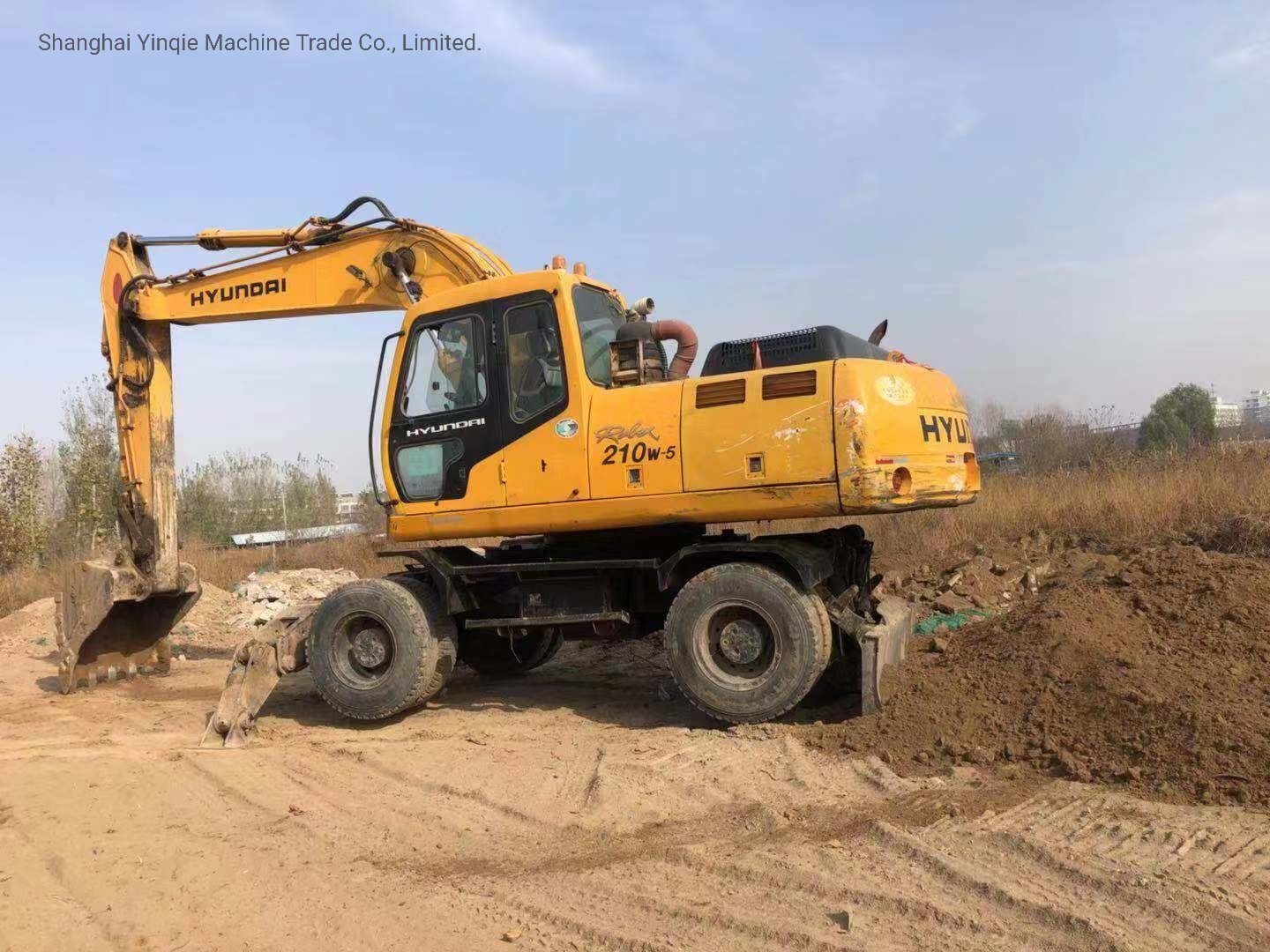 
                Tweedehands graafmachine op banden, Hyundai, merk Rolex210-5
            