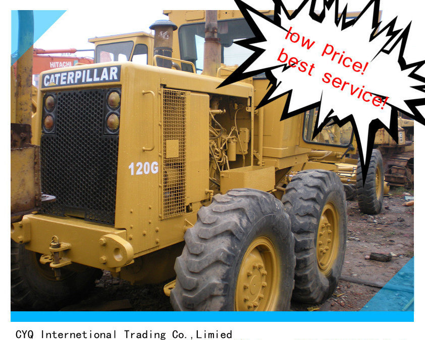 Strong Power Equipment Cat 120g Model for Heavy Work/ Working Condition Motor Grader for Sale