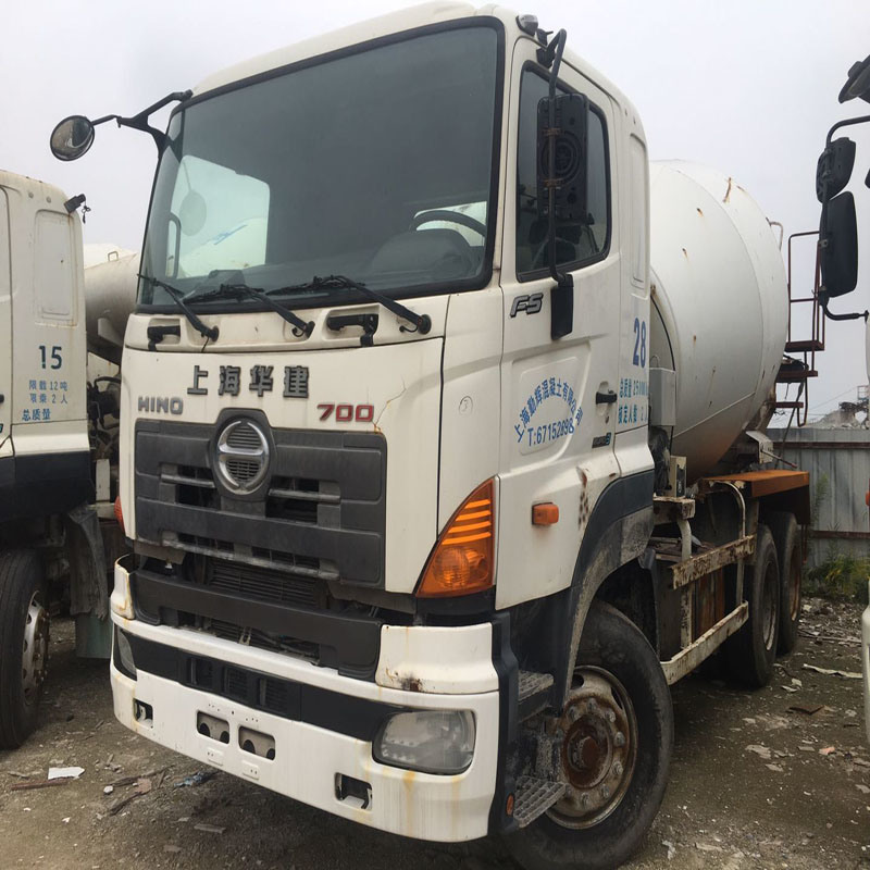 
                Used 2010 Year Original Japan Hino Concrete Mixer 25t for Sale, Secondhand 10m3 Concrete Mixer in Cheap Price
            