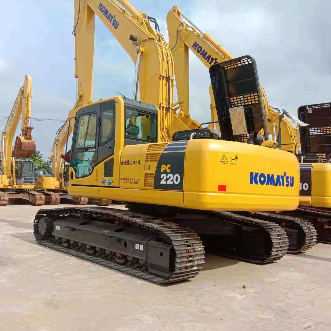 Used 22 Ton Big Crawler Excavator Komatsu PC220-7
