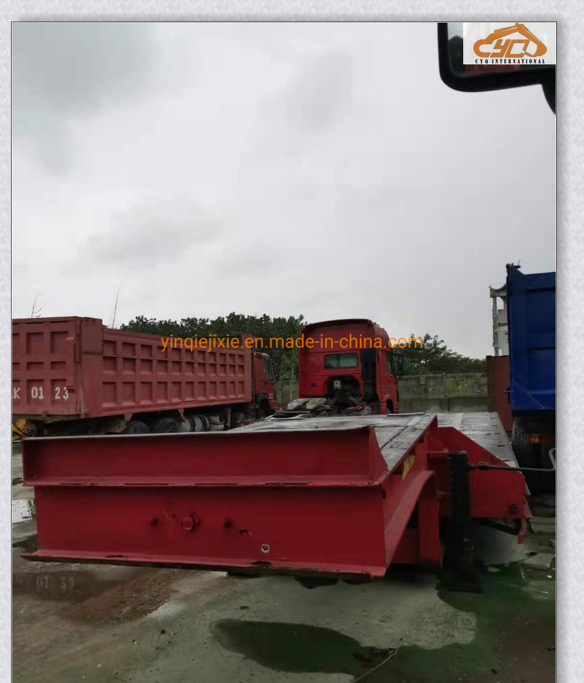 China 
                Used 3axle Lowbed for Sale
             supplier