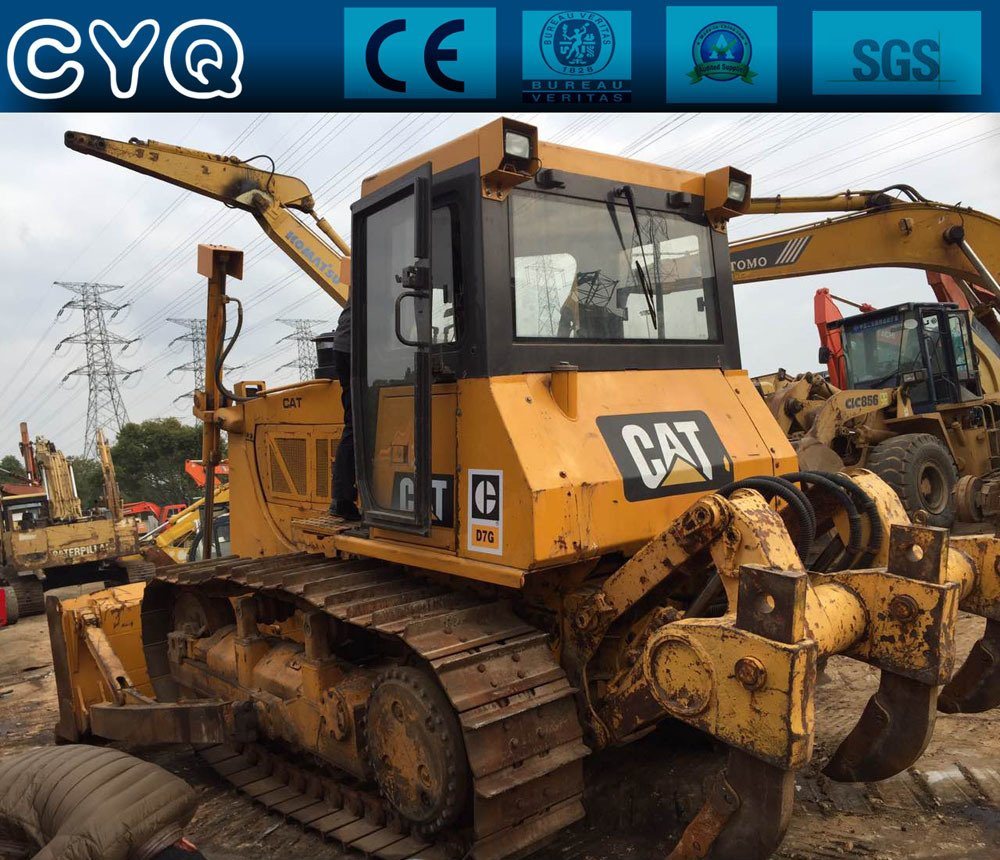 China 
                Gebruikte bulldozer Cat D7G dozer te koop met ripper en Blad Caterpillar D7G
             leverancier