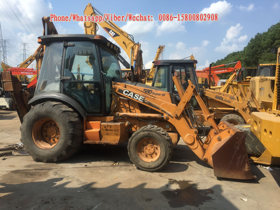 China 
                使用事例 580m バックホー・ローダ、中古スキッド・ステア・ローダ・ケース 580L 、ケース 580m 、 JCB 3cx
             supplier