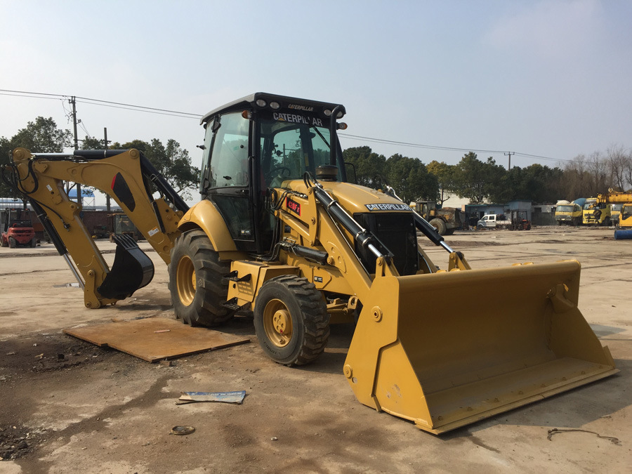 Used Cat 420f Backhoe Loader, Secondhand Caterpillar 420f Skid Steer Loader with High Quality in Low Price