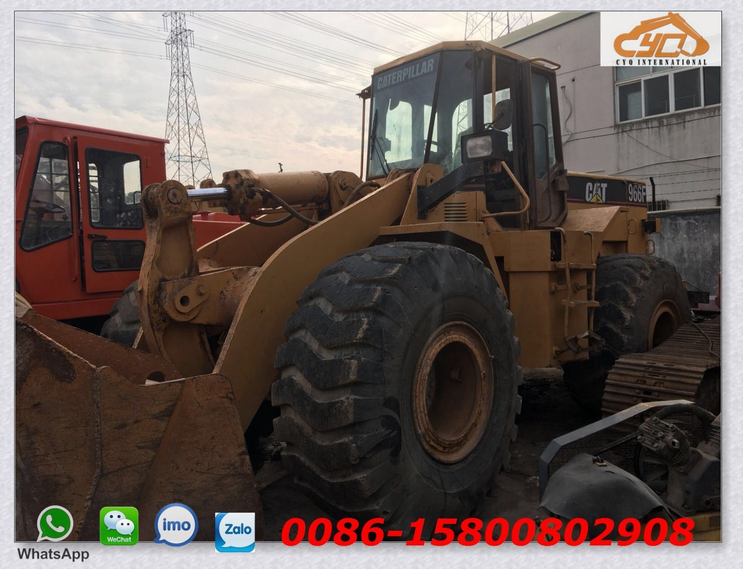 China 
                중고 Cat 966f 휠 로더, 중고 로더 Cat 966f
             supplier