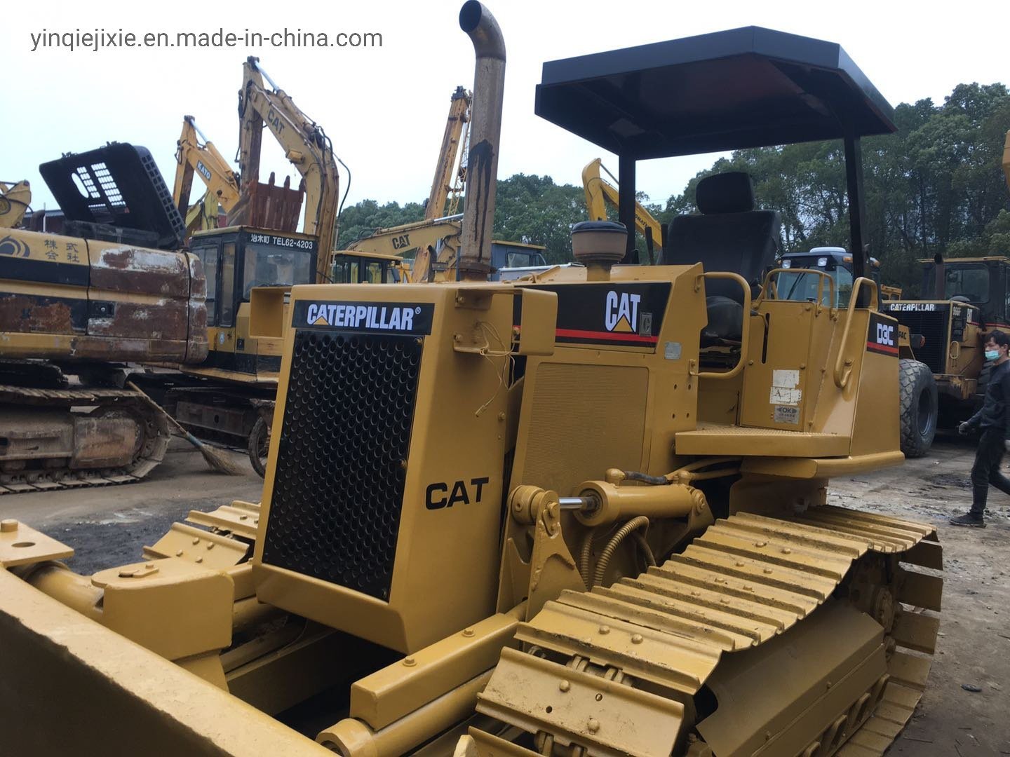 China 
                Usado Cat D3c Mini Bulldozer com cabina aberta, Cat D6D, D7g
             fornecedor