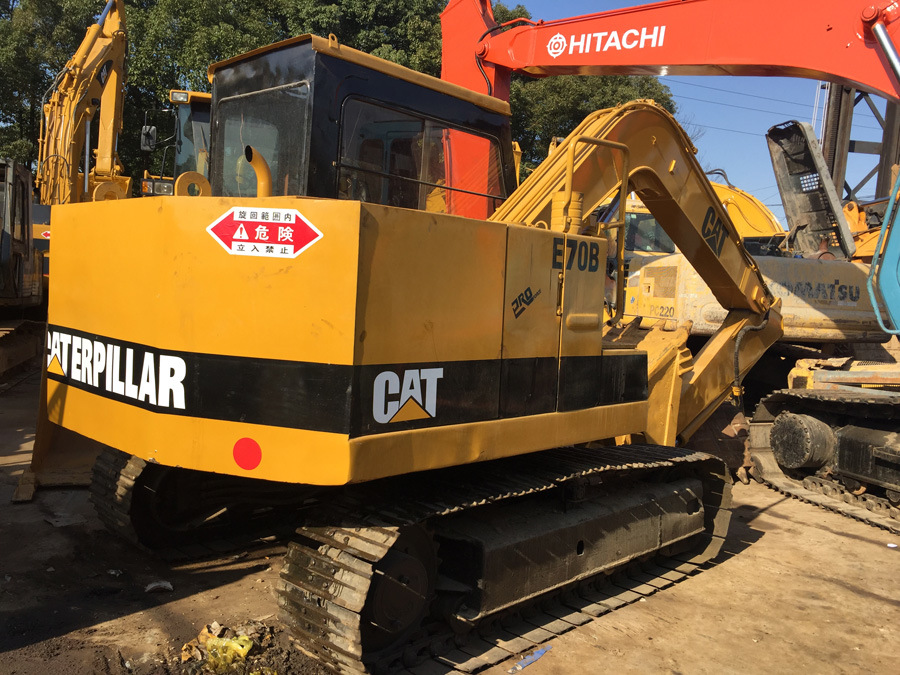 Used Cat E70b Mini Excavator for Sale! Secondhand Caterpillar E70b Excavator with High Quality in Low Price