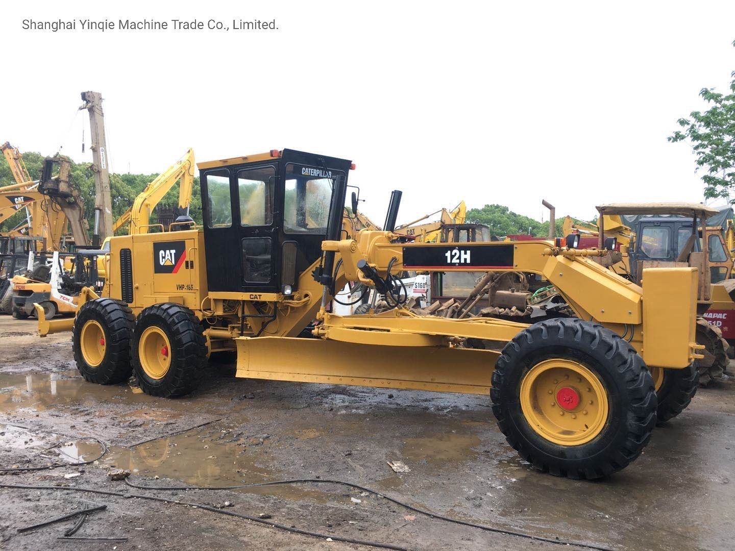 Used Cat12h New Model Motor Grader, Secondhand Grader with Ripper