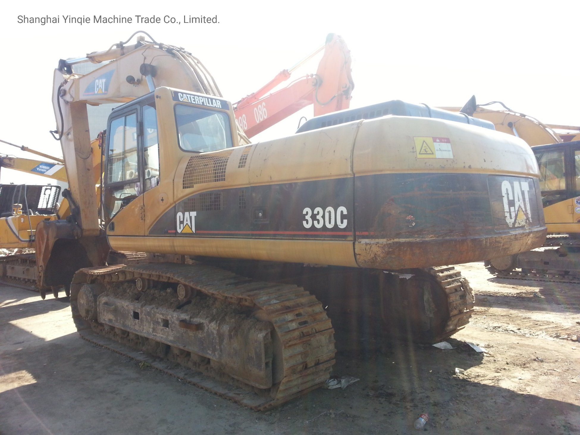Used Cat330c Excavator Komatsu PC200-6, PC200-7, PC220