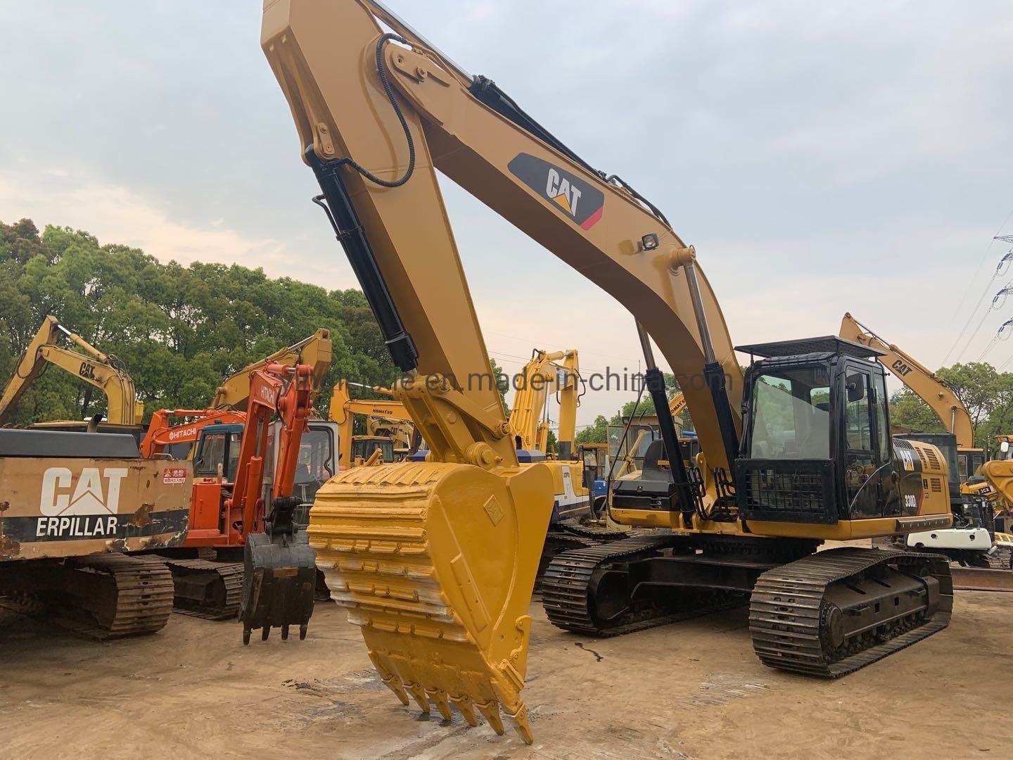 China 
                Usa Caterpillar 330d excavadora de cadenas excavadora hidráulica utiliza Cat Cat 330dl la capacidad de la cuchara 1.2cbm
             proveedor