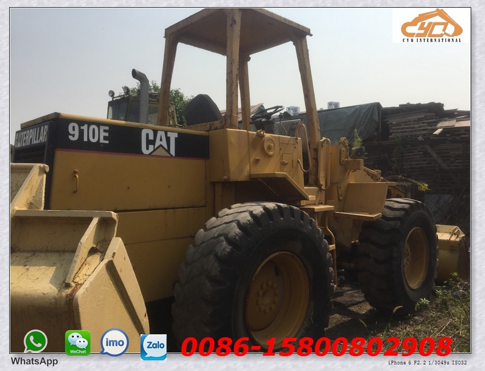 China 
                中古の Caterpillar 910 ホイールローダ、 Cat 910e/910 ホイールローダ
             supplier