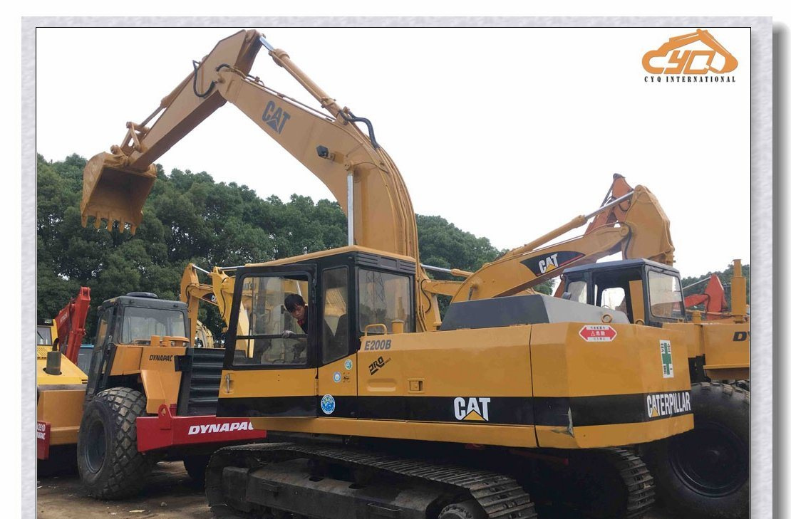 China 
                Caterpillar usadas E200B Excavadora, usadas de excavadora Cat Cat E200b, usadas de excavadora hidráulica excavadora sobre orugas,
             proveedor
