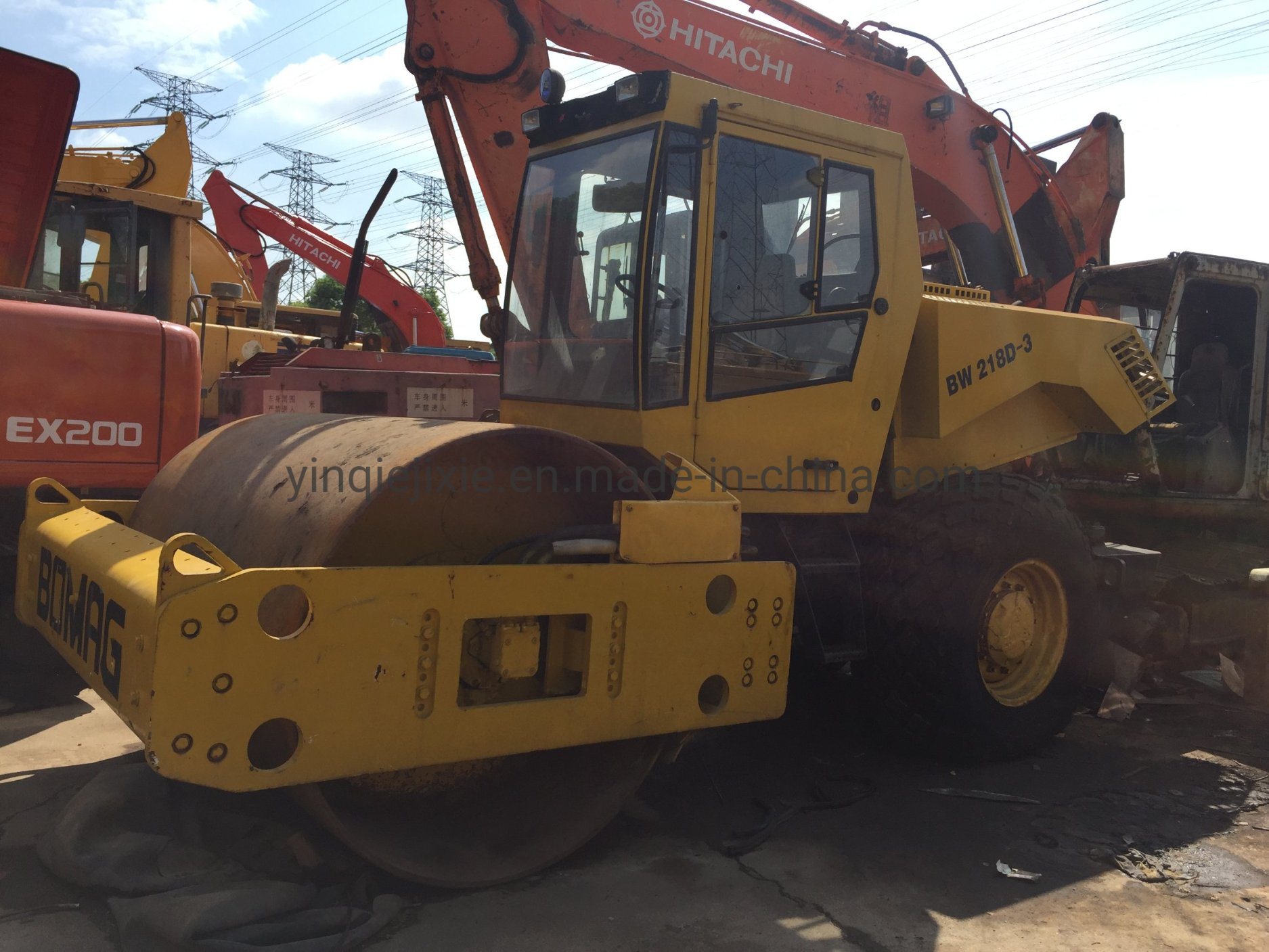 Used China Made 18t Compactor Model Number Xs223j Road Roller Used Bomag Bw214D Road Vibratory Roller
