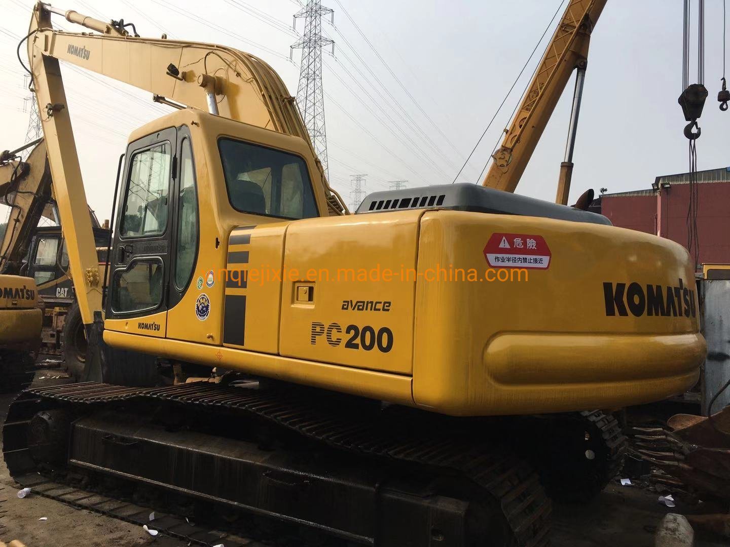 China 
                excavadora de cadenas usado con pluma larga Komatsu PC200-6 a la venta
             proveedor