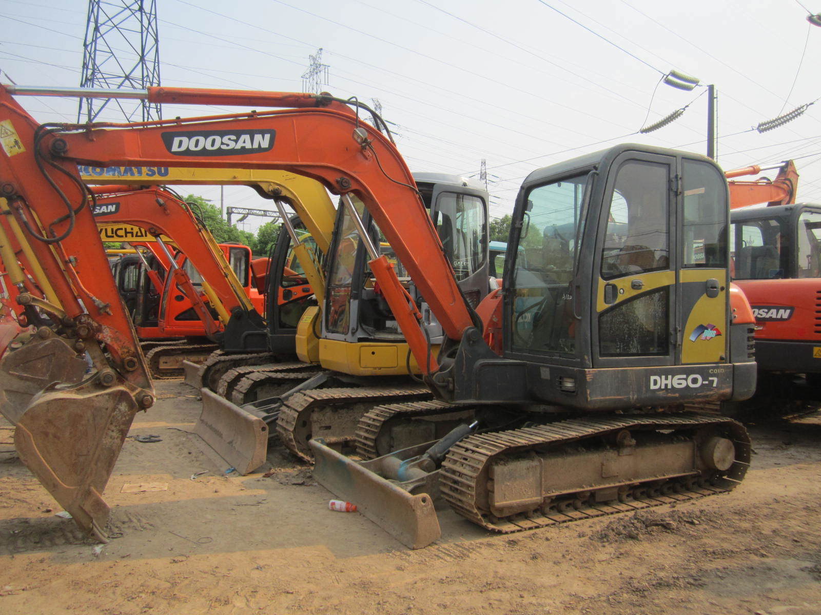 Used Doosan/ Daewoo Dh60-7 Excavator, Used Doosan Small Excavator