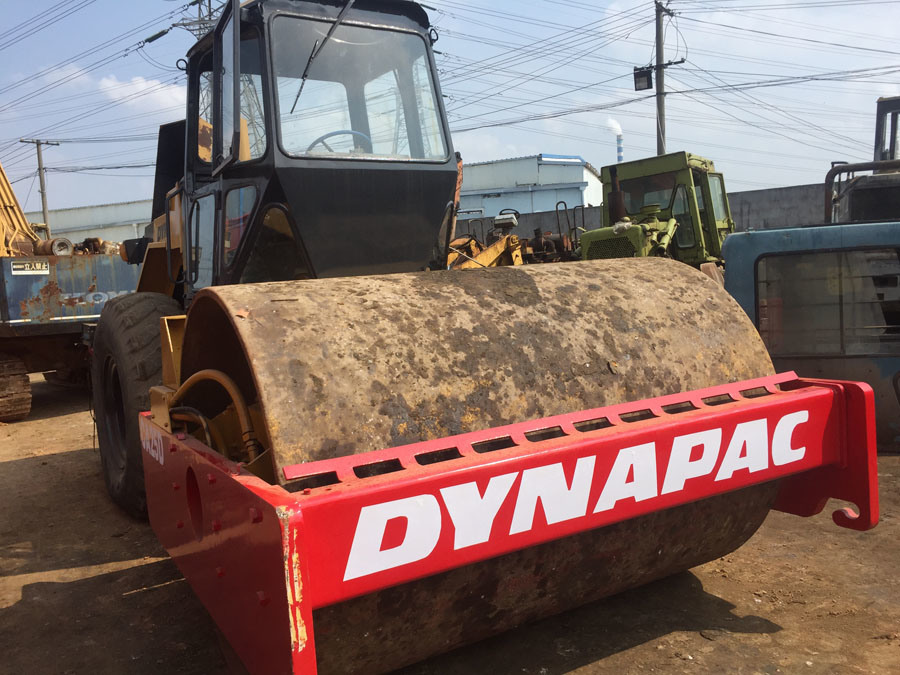 Used Dynapac Ca25D Road Roller in Shanghai Stock with High Quality in Cheap Price