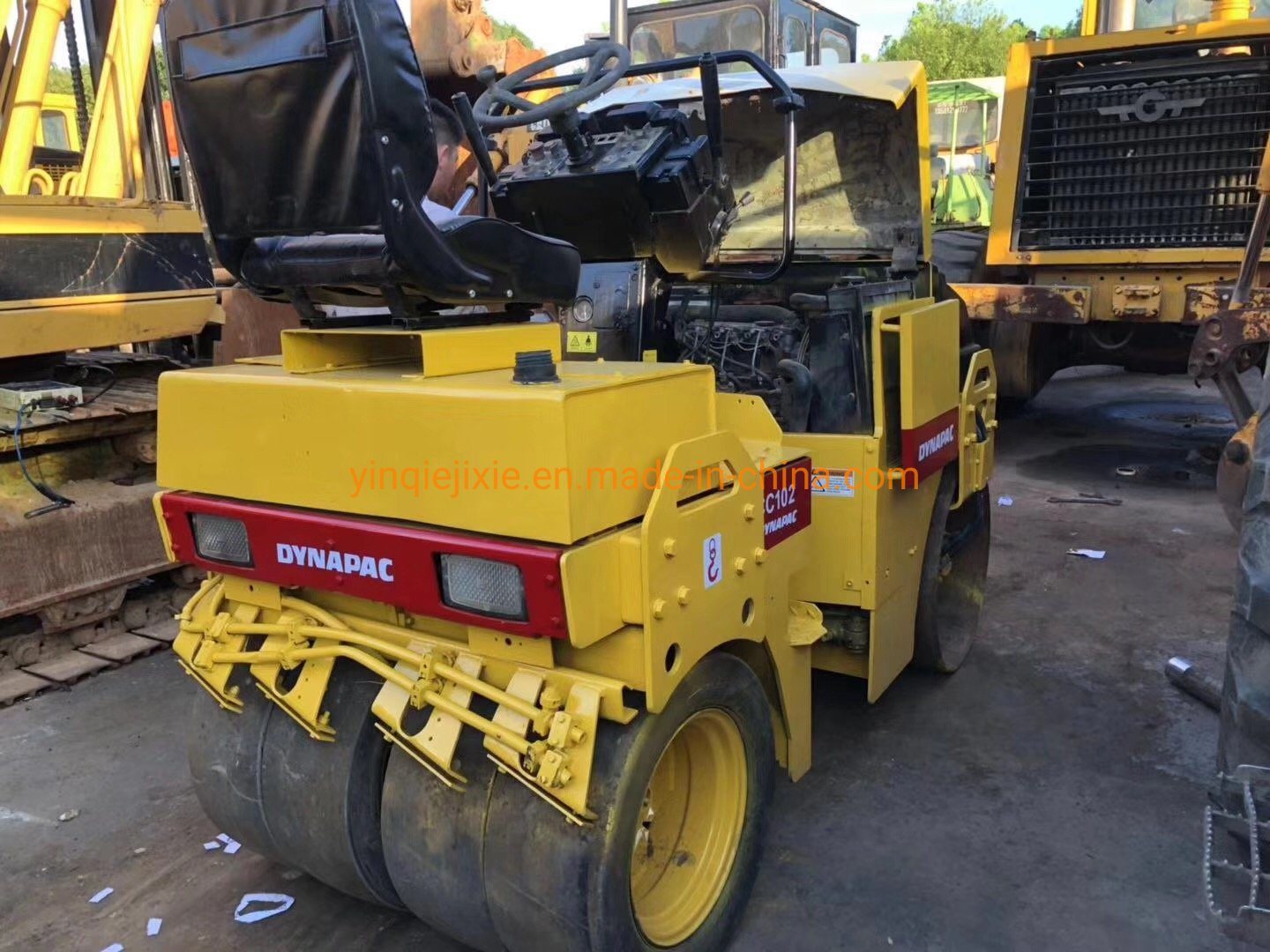 Used Dynapac Cc102 Road Roller, Used Dynapac Compactor Double Drum Road Roller for Sale!