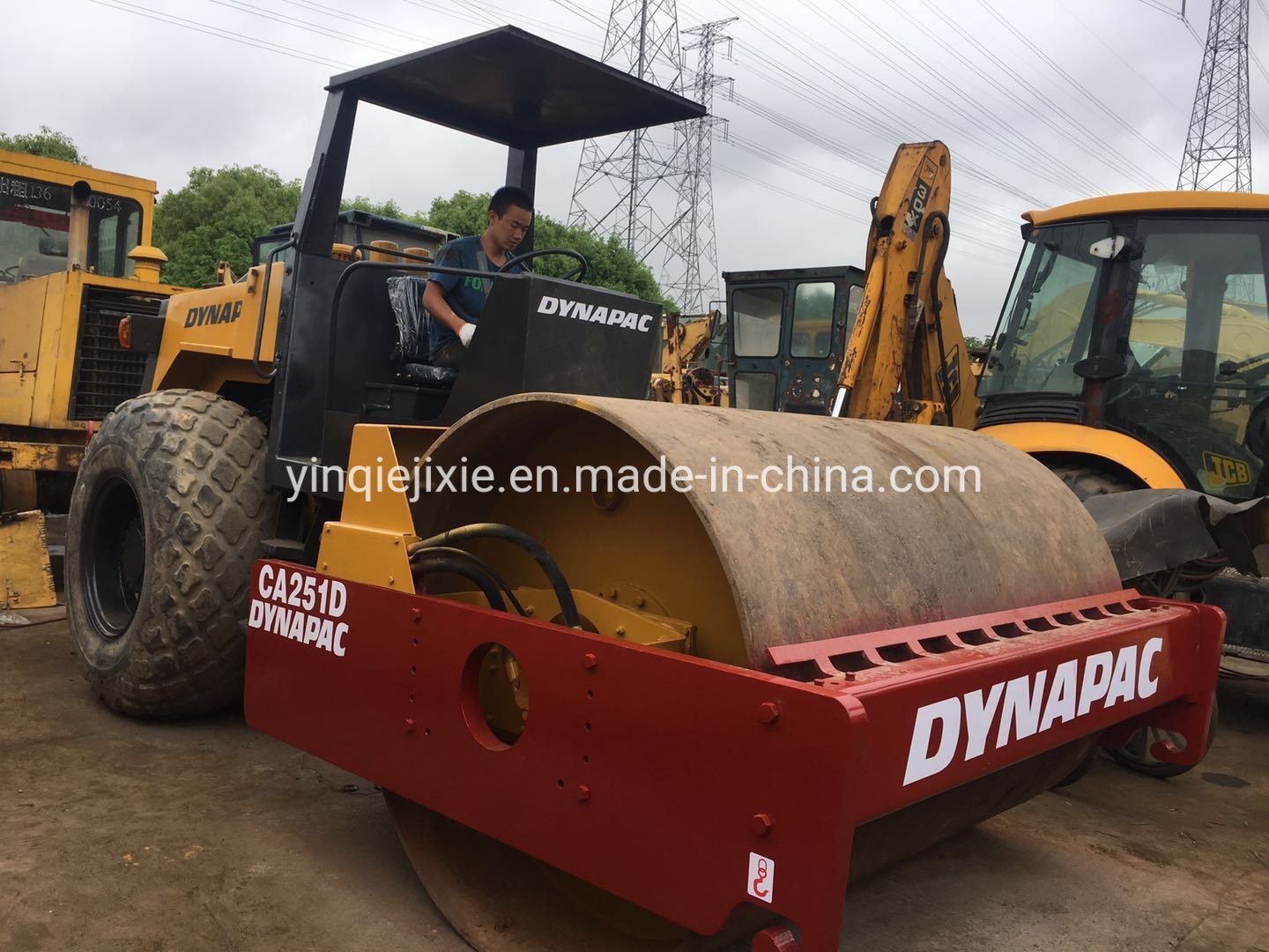 China 
                Gebrauchte Dynapac Road Roller Machinery Ca25D, Road Roller Dynapac CA25, CA30, Cc211
             Lieferant