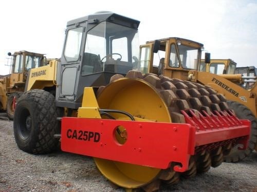 Used Dynapac Roller Dynapac Ca25pd with Padfoot Used Vibratory Roller Dynapac Ca25 Compactor Machinery