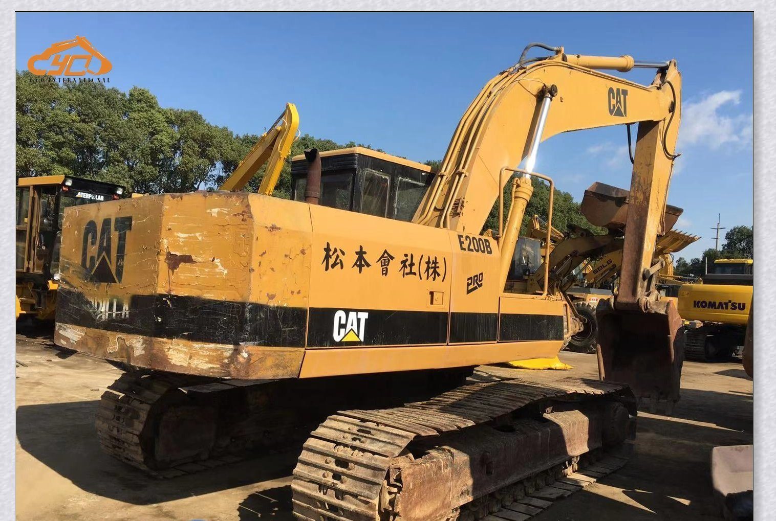 Used Excavator Cat E200b Excavator 0.7m3 Excavator Used Caterpillar 20t Excavator