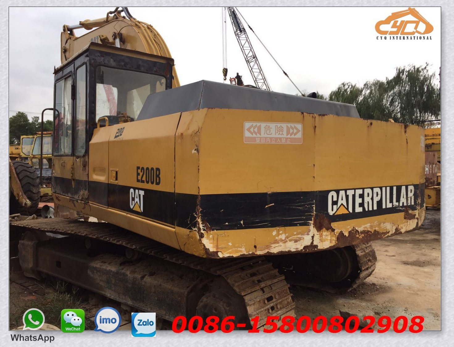 Used Excavator Caterpillar Excavator E200b Used Cat E200b
