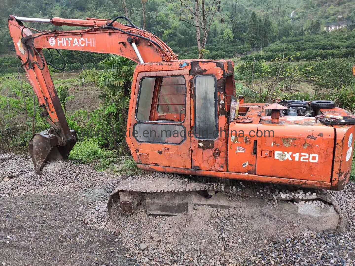 
                Excavadora utilizada Htachi EX120-1 utiliza excavadora excavadora Hitachi de Japón Hitachi EX120.
            