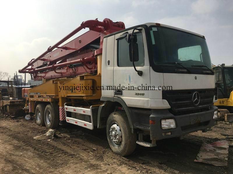 Used Good Condition Volvo 42m Concrete Pump Truck with Volvo Chassis and Sany Pump