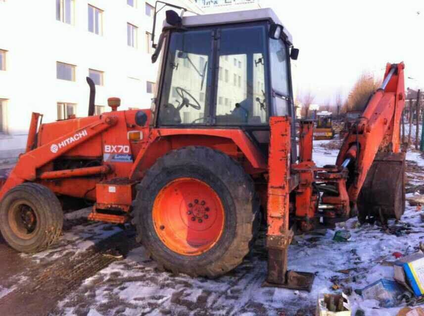 Used Hitachi Backhoe Loader Hitachi Bx70 Skid Steer Loader