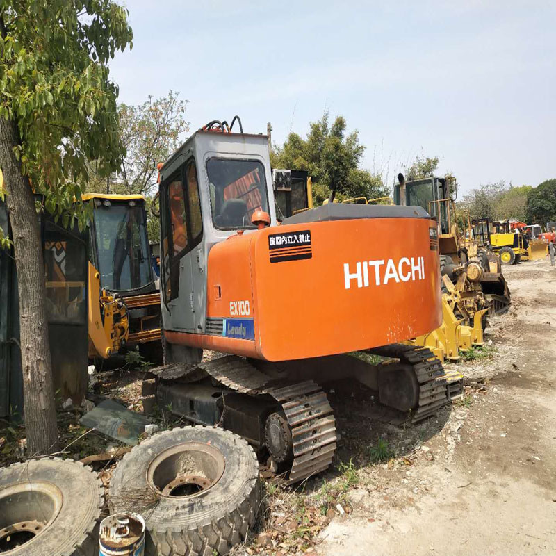 
                Usado a Hitachi EX100, Ex100-1 escavadora de rastos original em trabalhar Conditoin para venda
            