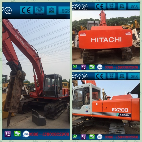 
                Used Hitachi Ex200-1 Excavator with Jack Hammer / Breaker for Sale
            